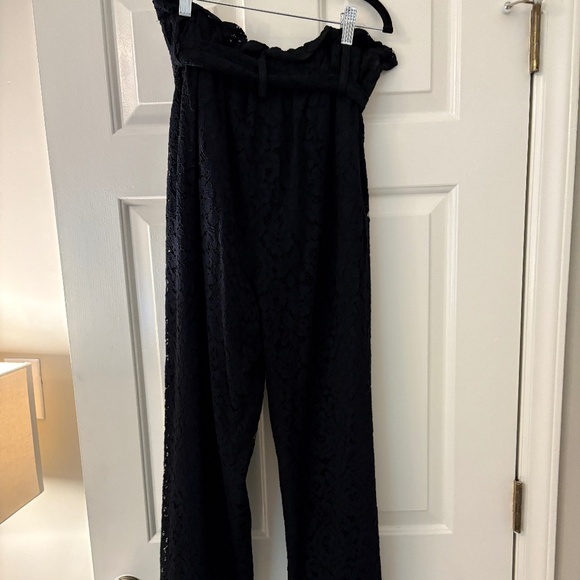 J.Crew Collection Black Lace Pants Fully Lined Size 4T - Picture 5 of 9